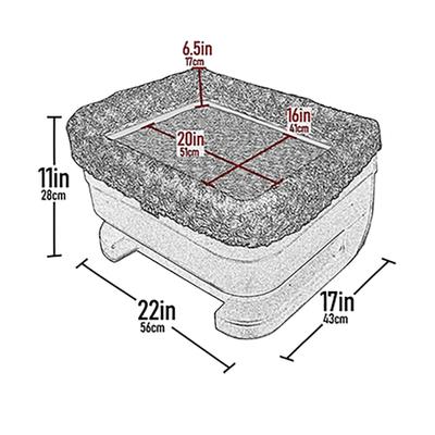 Show full view: Pet Gear Dog Car Bucket Seat Booster with Chocolate Insert, Chocolate/ Chocolate Swirl, 22-in slide 5 of 5