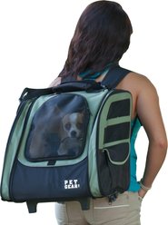 Pet Gear I-GO2 Traveler Backpack Dog Carrier, Sage