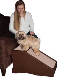Pet Gear Dog Step/Ramp Combination with supertrax, Chocolate