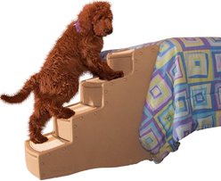 Pet Gear Easy 4-Step Dog Stairs, Tan