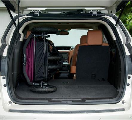 Show full view: Pet Gear No-Zip Double Pet Stroller, Boysenberry slide 4 of 8