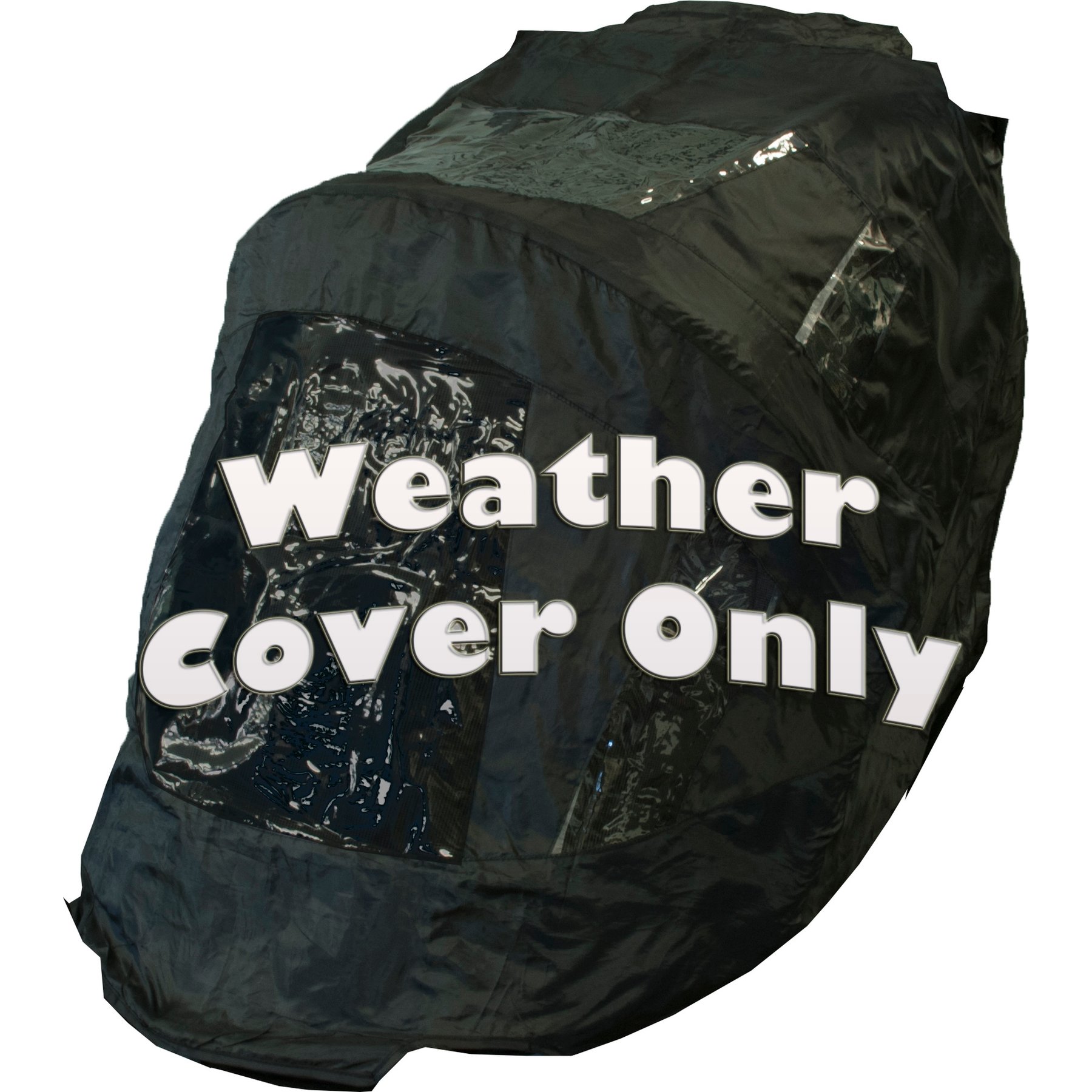 Pet Gear Weather Cover for Excursion No-Zip Dog Stroller, Black