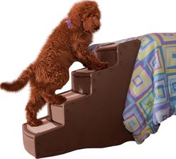 Pet Gear Easy 4-Step Dog Stairs, Chocolate