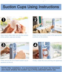 Gapzer Espresso Cozy Hammock Polypropylene Cat Window Perch with Strong Suction Cups, 20 x 12 x 2-in, Yellow slide 2 of 9