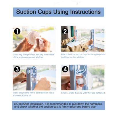 Show full view: Gapzer Espresso Cozy Hammock Polypropylene Cat Window Perch with Strong Suction Cups, 20 x 12 x 2-in, Yellow slide 3 of 9