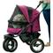 Show in main carousel: Pet Gear No-Zip Double Pet Stroller, Boysenberry slide 1 of 8