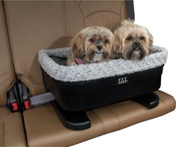 Pet Gear Dog Car Bucket Seat Booster with Fog Insert, Black/Fog, 22-in