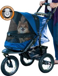 Pet Gear Jogger No-Zip Dog Stroller, Midnight River