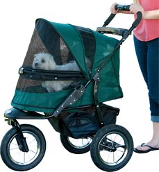 Pet Gear Jogger No-Zip Dog Stroller, Forest Green