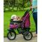 Show in main carousel: Pet Gear No-Zip Double Pet Stroller, Boysenberry slide 3 of 8