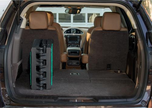 Show full view: Pet Gear Tri-Fold Travel Lite Dog Ramp with Supertrax, Black/Green slide 5 of 7