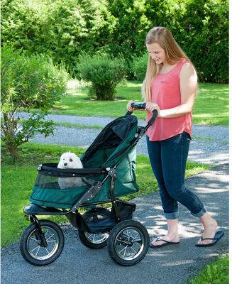Show full view: Pet Gear Jogger No-Zip Dog Stroller, Forest Green slide 3 of 7