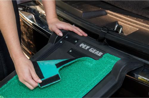 Show full view: Pet Gear Tri-Fold Travel Lite Dog Ramp with Supertrax, Black/Green slide 3 of 7