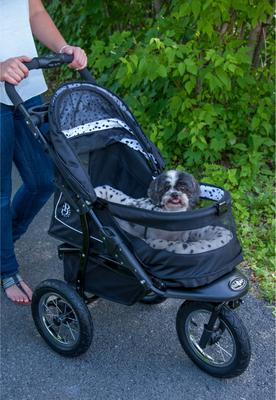 Show full view: Pet Gear NV No-Zip Dog Stroller, Dalmatian slide 3 of 7