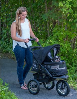 Show full view: Pet Gear NV No-Zip Dog Stroller, Dalmatian slide 2 of 7