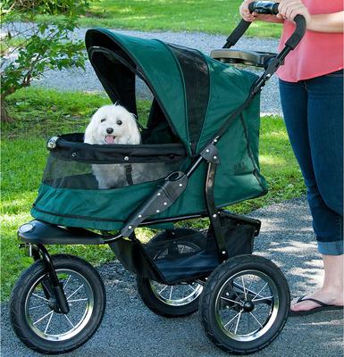 Show full view: Pet Gear Jogger No-Zip Dog Stroller, Forest Green slide 2 of 7