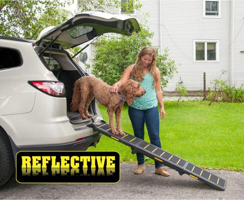 Show full view: Pet Gear Travel Lite Tri-Fold Reflective Dog Ramp slide 2 of 6