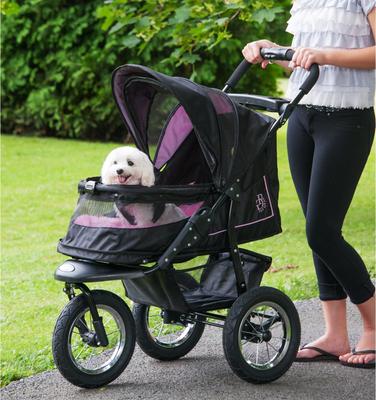 Show full view: Pet Gear NV No-Zip Dog Stroller, Rosé slide 2 of 6