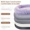 Show in main carousel: LovMor 10-cm Thick Memory Foam Oversize Human Dog Bed with Plump Pillow & Removable Cover, 78 x 51 x 12-in, Purple slide 5 of 7