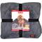 Show in main carousel: KONG Weighted Calming Dog Blanket, Grey, 58 x 53-in slide 5 of 6