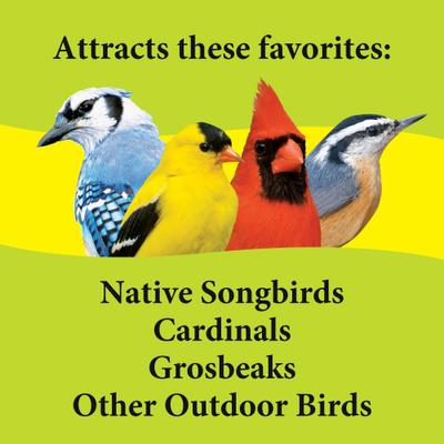 Show full view: 3-D Deck Porch N Patio Wild Bird Food, 5-lb bag slide 4 of 9