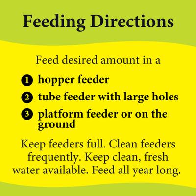 Show full view: 3-D Deck Porch N Patio Wild Bird Food, 5-lb bag slide 9 of 9