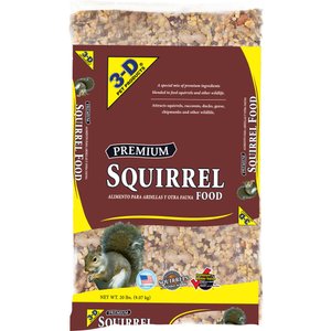 3-D Squirrel Food, 20-lb bag