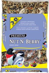 3-D Nut N Berry Wild Bird Food, 14-lb bag