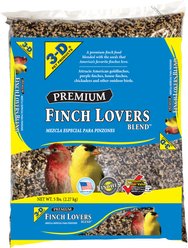 3-D Premium Finch Lovers Wild Bird Food, 5-lb bag