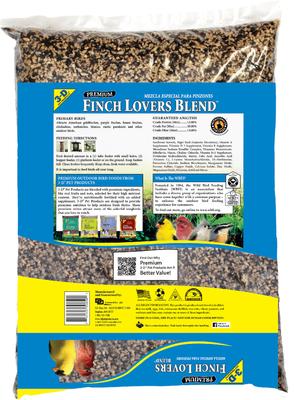 Show full view: 3-D Premium Finch Lovers Wild Bird Food, 5-lb bag slide 2 of 9