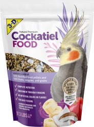 3-D Cockatiel Natural Bird Food, 3-lb bag