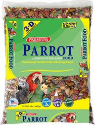 3-D Parrot Food, 8-lb bag
