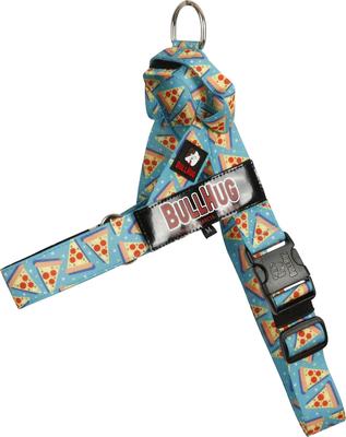 Show full view: BullHug Adjustable No Choke Dog Harness, Pizza, Large: 29 to 33-in chest slide 3 of 9