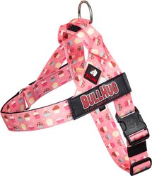 BullHug Adjustable No Choke Dog Harness, Cupcakes, Small: 19 to 24-in chest