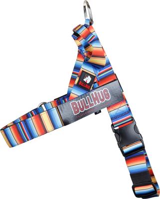 Show full view: BullHug Adjustable No Choke Dog Harness, Fiesta, Large: 29 to 33-in chest slide 3 of 10