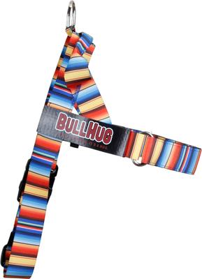 Show full view: BullHug Adjustable No Choke Dog Harness, Fiesta, Large: 29 to 33-in chest slide 2 of 10
