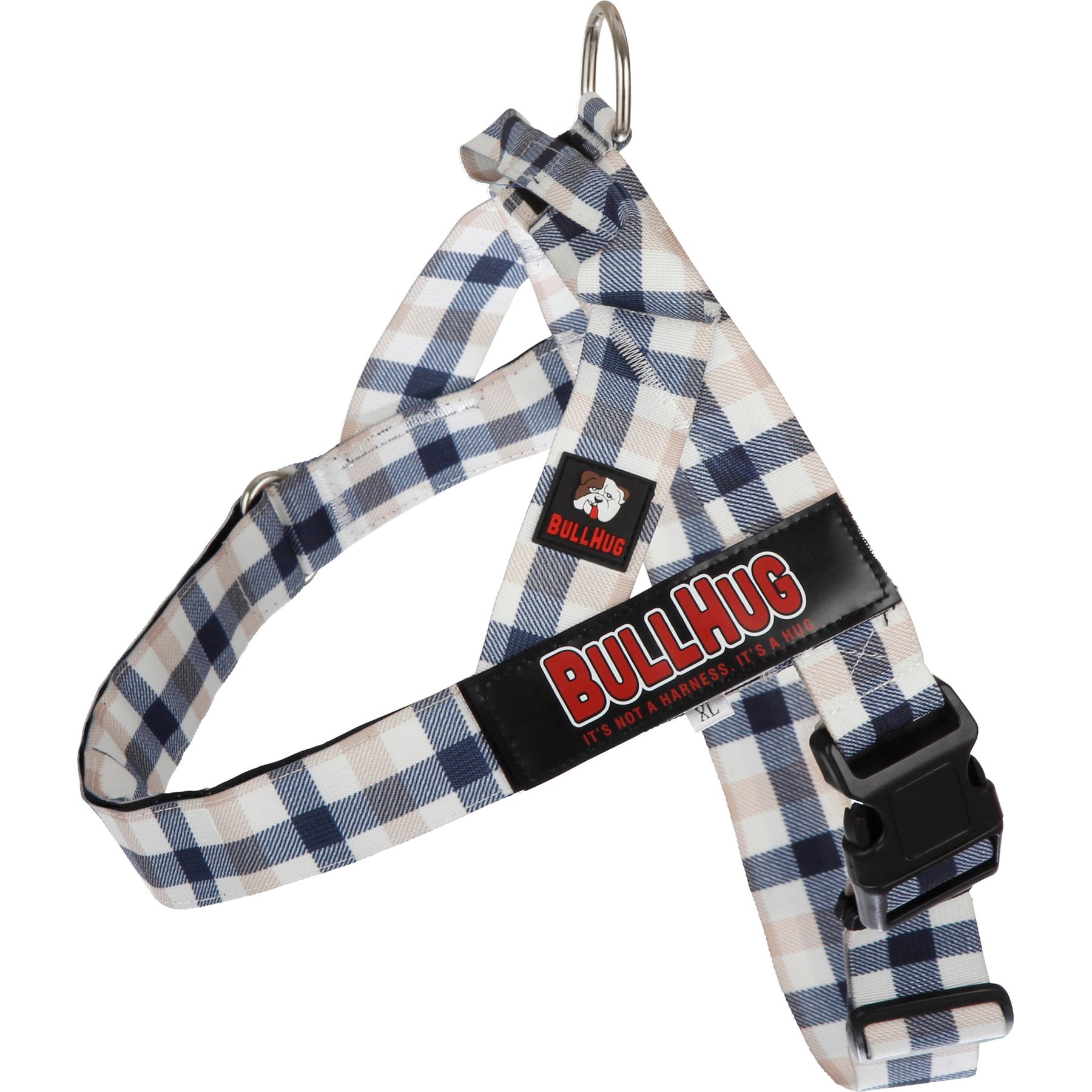 BullHug Adjustable No Choke Dog Harness, Tan, Large: 29 to 33-in chest