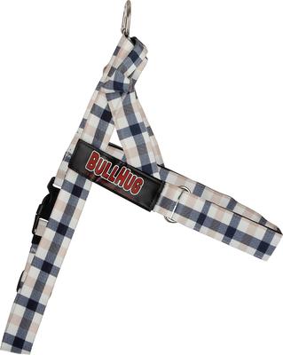 Show full view: BullHug Adjustable No Choke Dog Harness, Tan Plaid, X-Large: 32 to 36-in chest slide 2 of 10