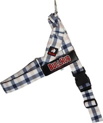 BullHug Plaid Adjustable No Choke Dog Harness, Tan, Small: 19 to 24-in chest slide 2 of 9