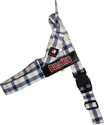 Show full view: BullHug Adjustable No Choke Dog Harness, Tan Plaid, X-Large: 32 to 36-in chest slide 3 of 10