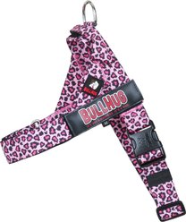 BullHug Adjustable No Choke Dog Harness, Pink Leopard, Small: 19 to 24-in chest slide 1 of 8