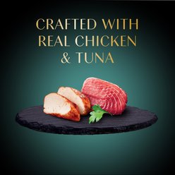 Sheba Bisque Chicken & Tuna Recipe Grain-Free Lickable Cat Treats & Food Topper, 1.4-oz tray, case of 8 slide 2 of 9