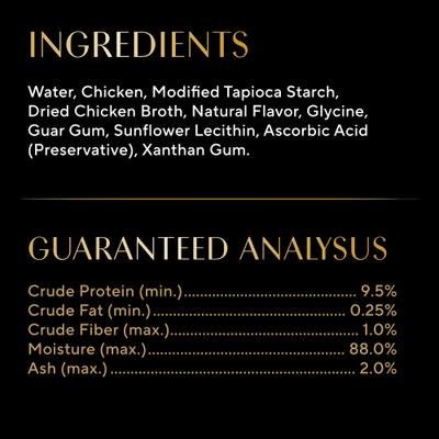 Show full view: Sheba Bisque Chicken Recipe Grain-Free Lickable Cat Treats & Food Topper, 1.4-oz tray, case of 14 slide 7 of 10