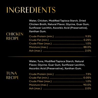 Show full view: Sheba Bisque Chicken & Tuna Recipe Grain-Free Lickable Cat Treats & Food Topper, 1.4-oz tray, case of 8 slide 7 of 10