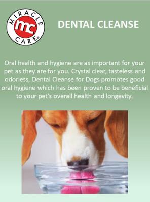 Show full view: Miracle Care Dental Cleanse Dog & Cat Dental Water Additive, 16-fl oz bottle slide 4 of 8