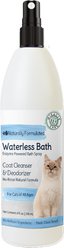Miracle Care Waterless Bath for Cats, 8-fl oz bottle