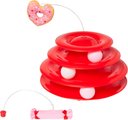 Frisco Valentine Cat Tracks Cat Toy with Silvervine & Catnip, Candy & Donut