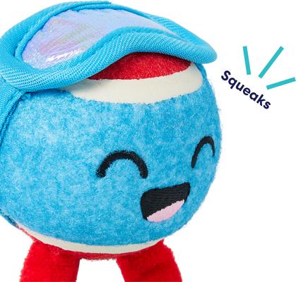 Show full view: Frisco Winter Sports Ski Ball Fetch Squeaky Tennis Ball Dog Toy, Medium, 1 count slide 3 of 8