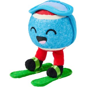Frisco Winter Sports Ski Ball Fetch Squeaky Tennis Ball Dog Toy, Medium, 1 count