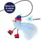 Show in main carousel: Frisco Winter Sports Bird Teaser Wand Plush Cat Toy with Silvervine & Catnip slide 3 of 8